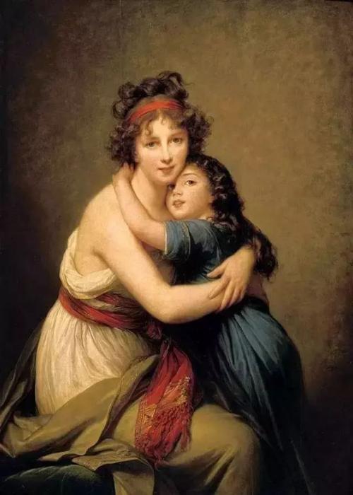 3《画家和她的女儿》 1789年 巴黎卢浮宫藏.jpg